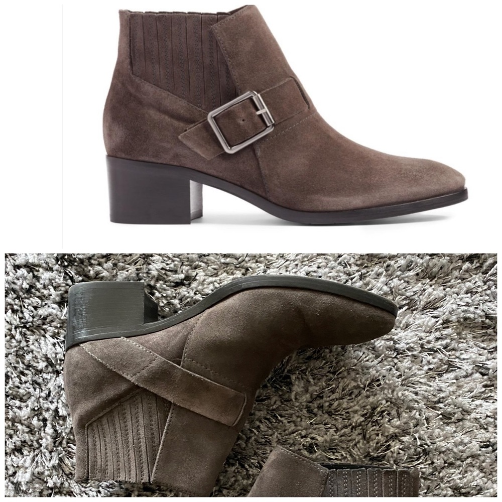 AQUATALIA Foster Suede Ankle Boot Grey Waterproof